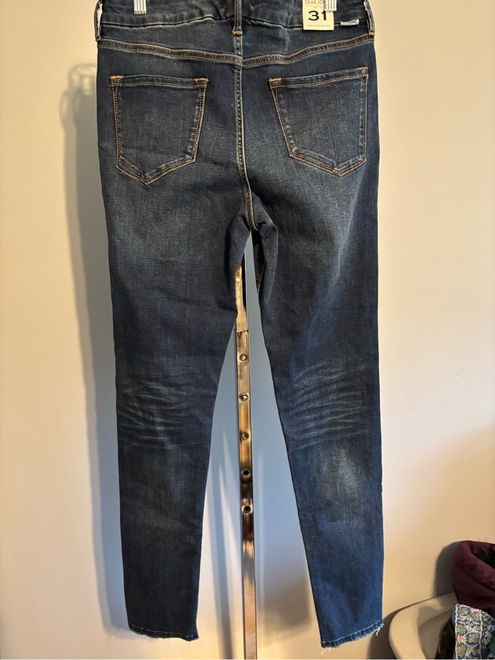 NEW!! Dear John Women’s Sz 31 Gisele High Waisted Skinny Stretch Denim Jeans - Picture 3 of 11